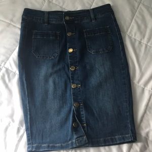 Jean skirt
